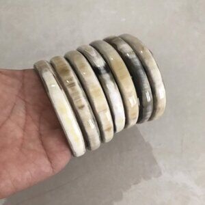 Set 7 Bangles horn - Buffalo horn bracelet